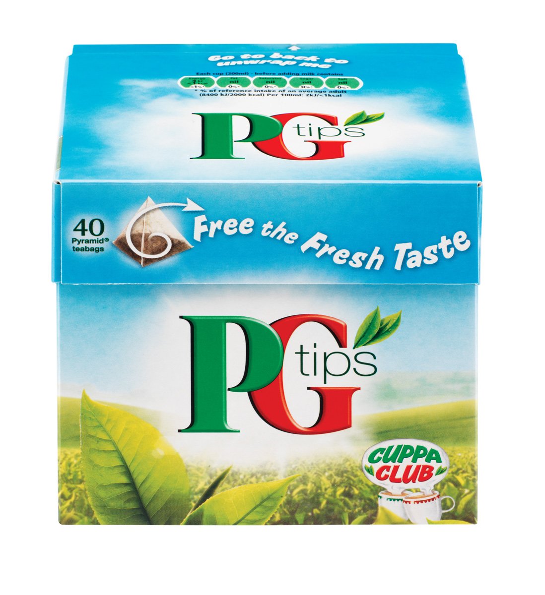 Té negro PG Tips, Caja de 40 sobres -