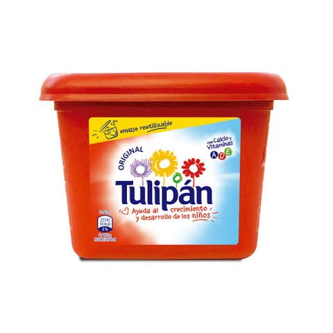 Tulipán Margarina para untar Sin sal tarrina 1Kg -
