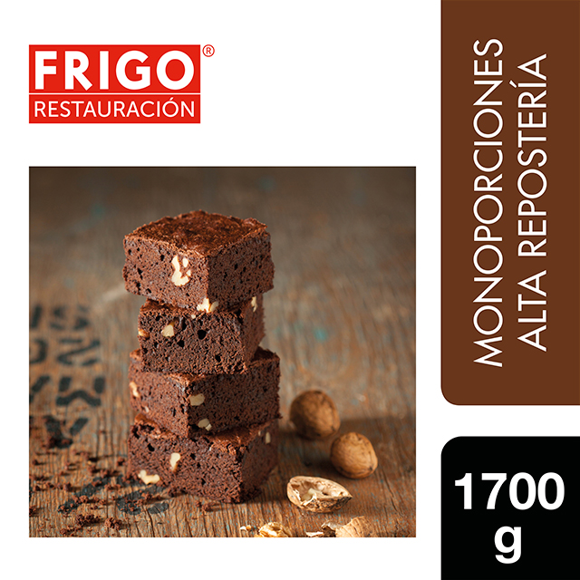 Brownie con Nueces Frigo Restauración 1,7Kg - Las tartas y bizcochos de Frigo Restauración están preparadas tal y como tú las harías