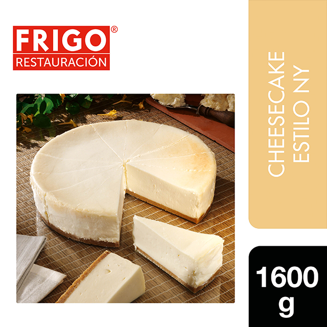 Cheesecake Estilo New York Frigo Restauración 1,6Kg - Las tartas y bizcochos de Frigo Restauración están preparadas tal y como tú las harías