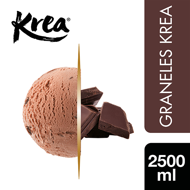 Helado de Chocolate Negro Belga Krea 2,5L - La gama de Helados KREA, exclusiva de Restauración, te ofrece sabores sorprendentes para crear platos originales.