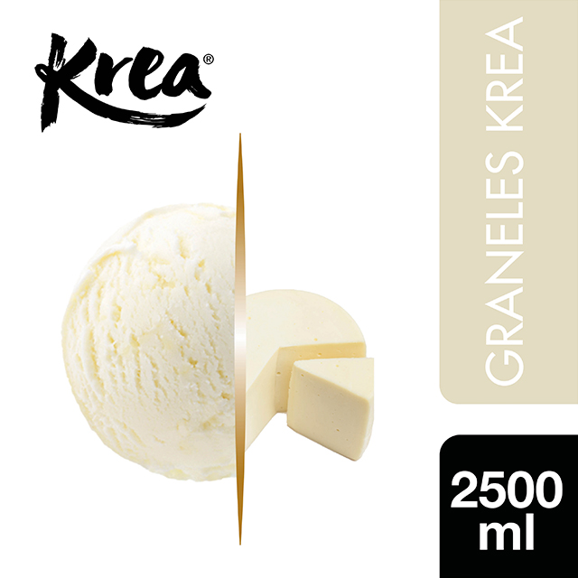 Helado de Queso Krea 2,5L - El helado de Queso Krea, es un helado que sorprende al crear platos originales