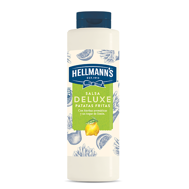 Salsa Deluxe Hellmann's botella 850ML - Salsas Especiales Hellmann's. Nuevos y sorprendentes sabores en un práctico envase.