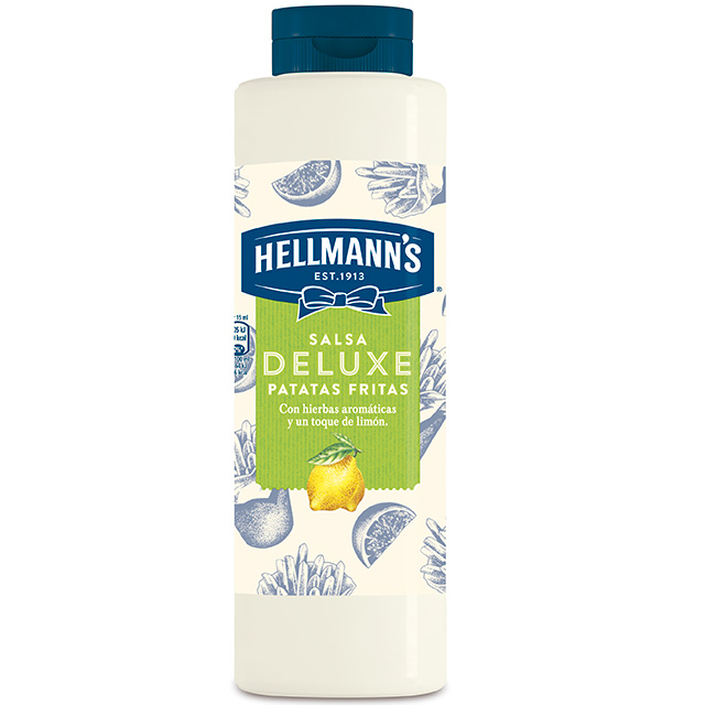 Salsa Deluxe Hellmann's botella 850ML - Salsas Especiales Hellmann's. Nuevos y sorprendentes sabores en un práctico envase.