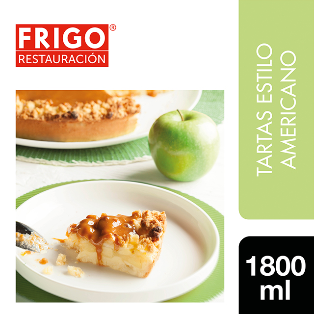 Tarta de Manzana con Caramelo Frigo Restauración 1,8Kg - Las tartas y bizcochos de Frigo Restauración están preparadas tal y como tú las harías