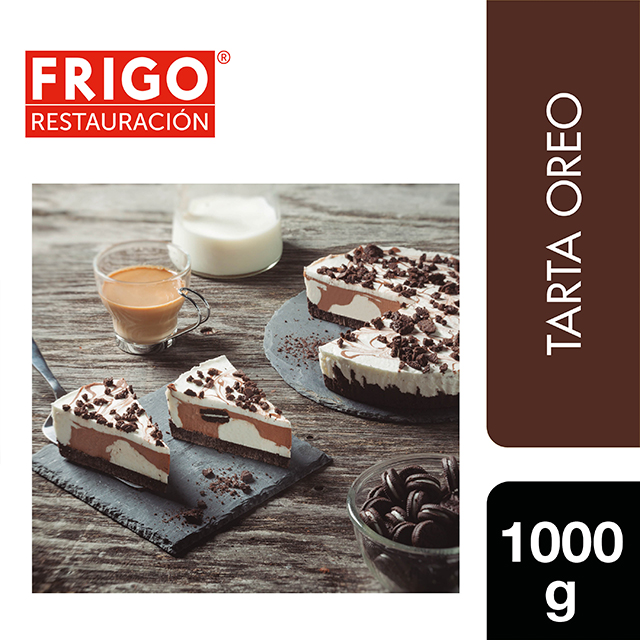 Tarta Oreo con Mini Oreo Frigo Restauración 1Kg - Las tartas y bizcochos de Frigo Restauración están preparadas tal y como tú las harías