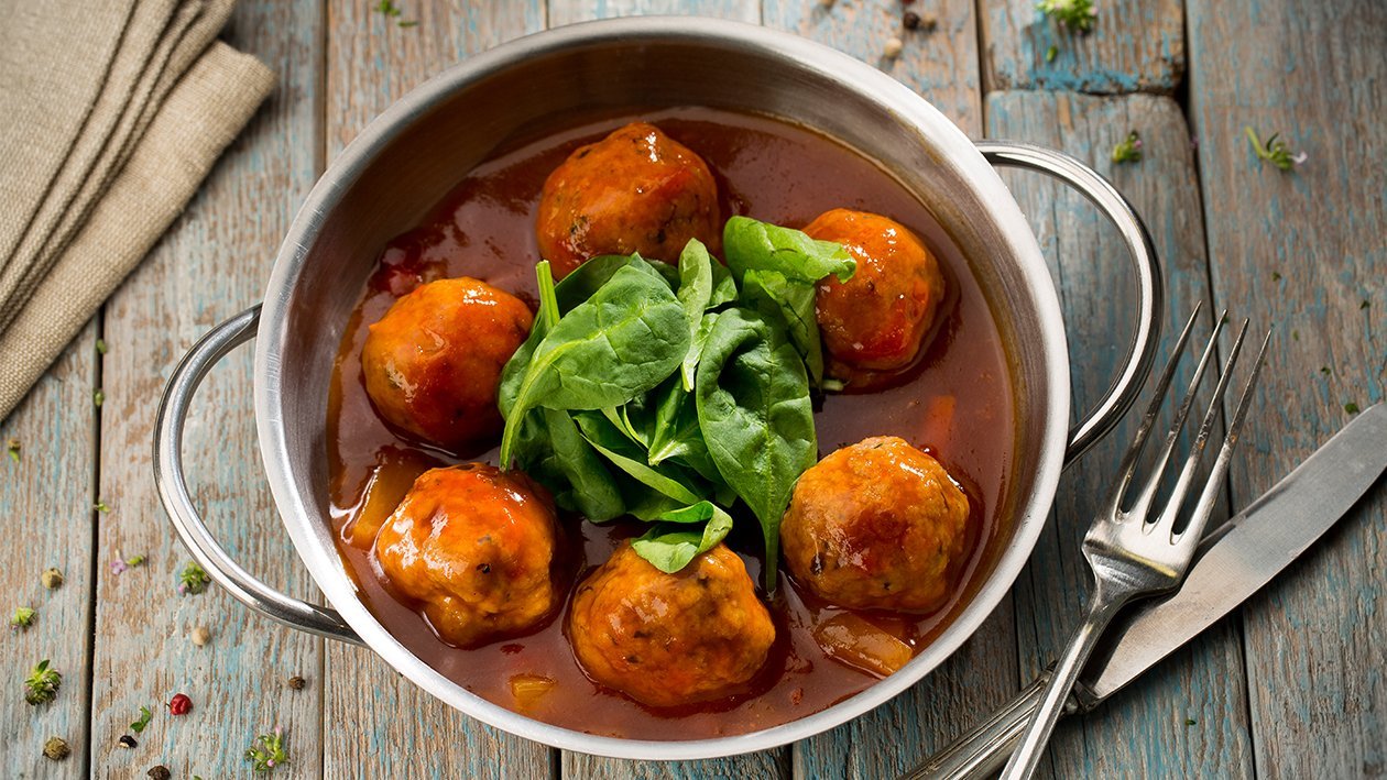 Albóndigas de cerdo agridulces sin gluten Albóndigas de cerdo agridulces sin gluten
