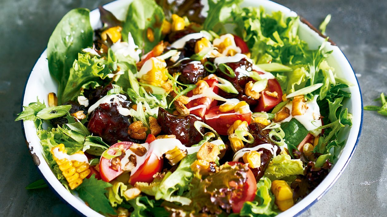 American BBQ beef salad American BBQ beef salad