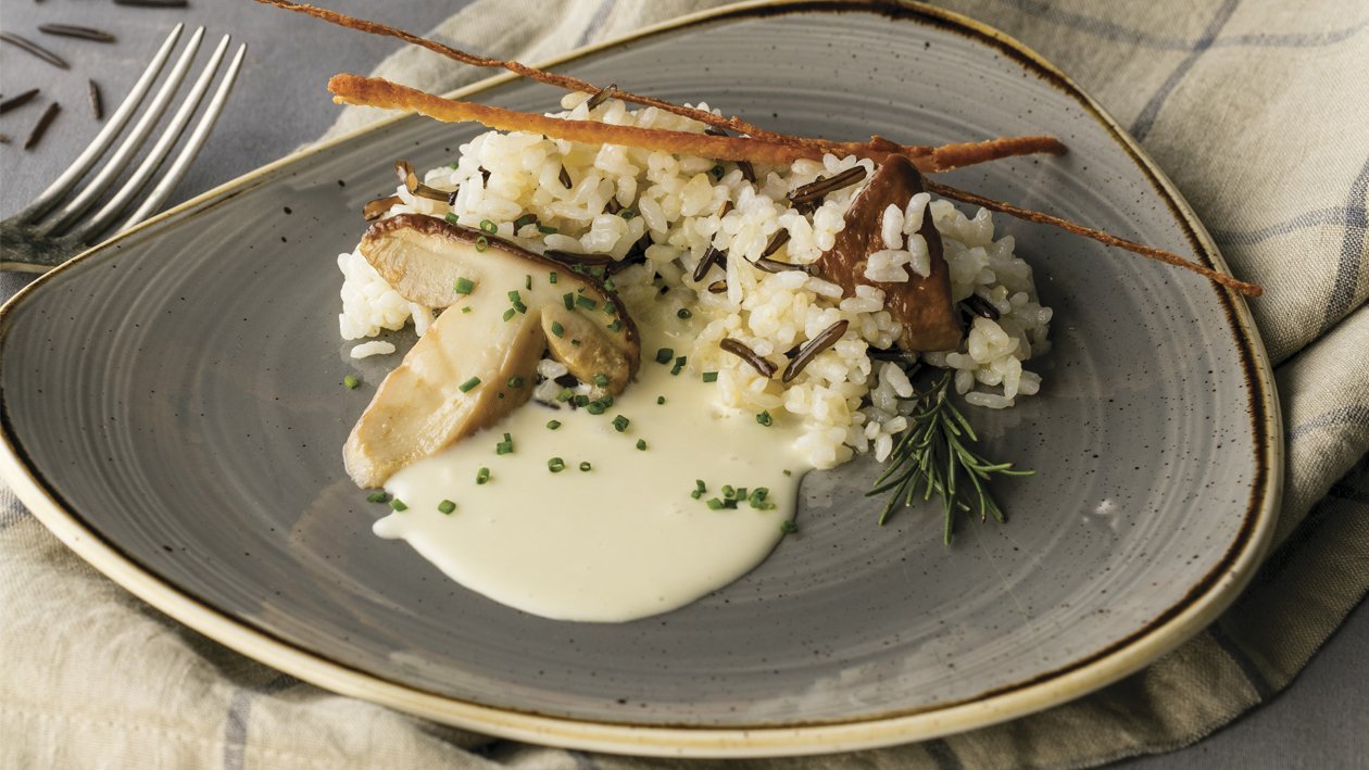 Arroces salteados y queso de cabra sin gluten Arroces salteados y queso de cabra sin gluten