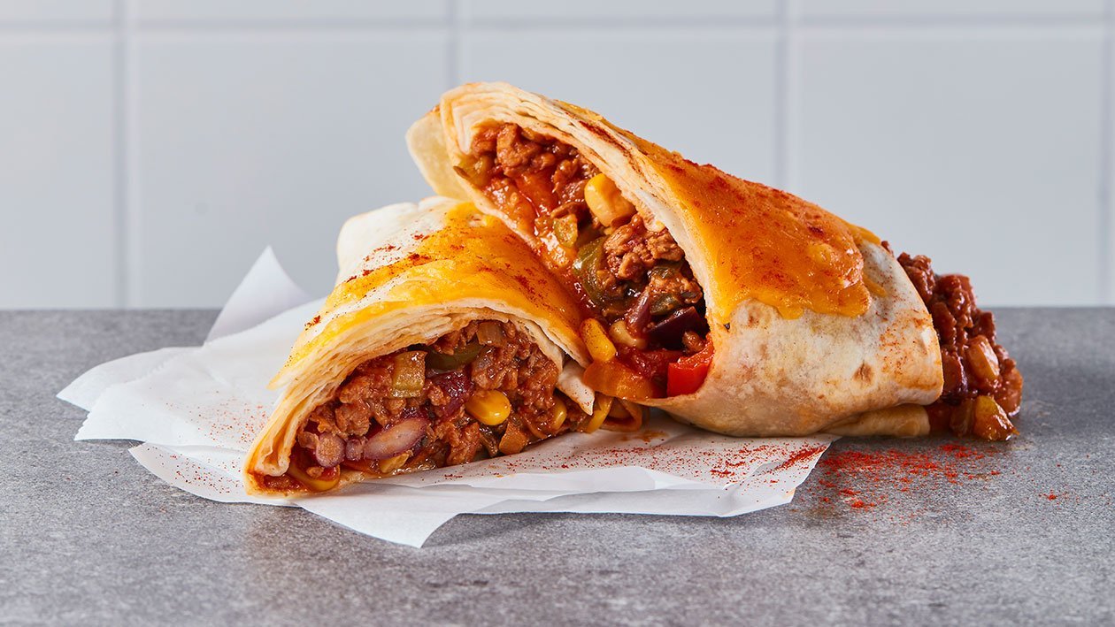 Burrito Mexicano de NoCarne picada Burrito Mexicano de NoCarne picada