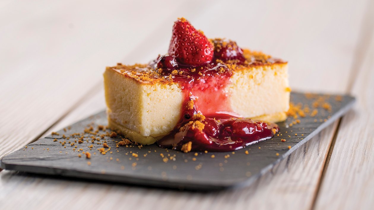 Cheesecake en placa gastronorm "Hoteles-CPUS" Cheesecake en placa gastronorm "Hoteles-CPUS"