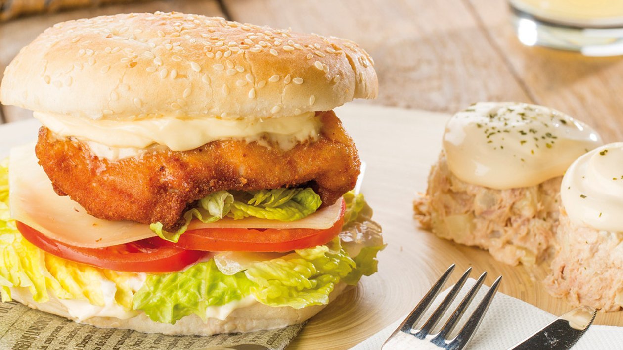Chicken Hellmann's Burger Chicken Hellmann's Burger