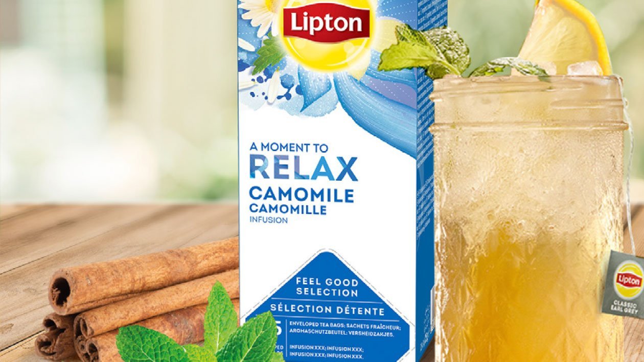 Cóctel de manzanilla y fruta de la pasión - Té Gama sensaciones Cóctel de manzanilla y fruta de la pasión - Té Gama sensaciones