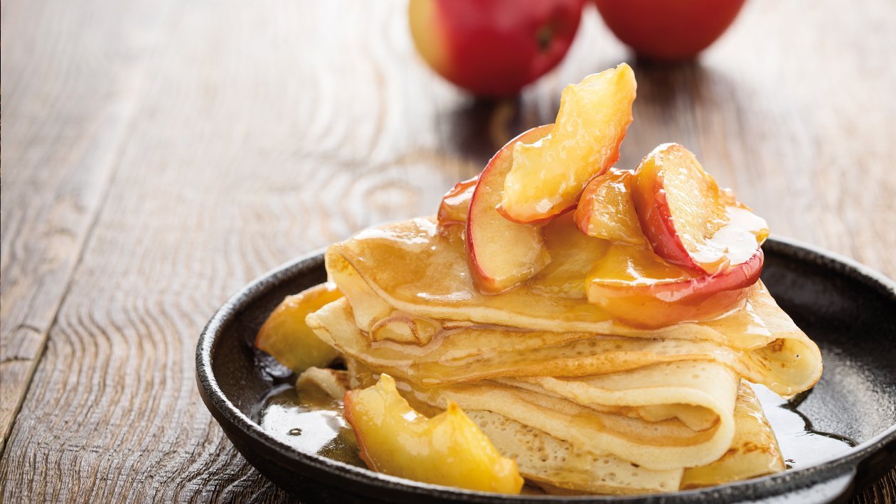 Crepes de manzana Crepes de manzana