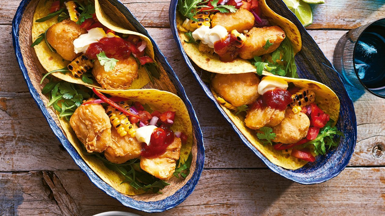 Crispy fish tacos Crispy fish tacos
