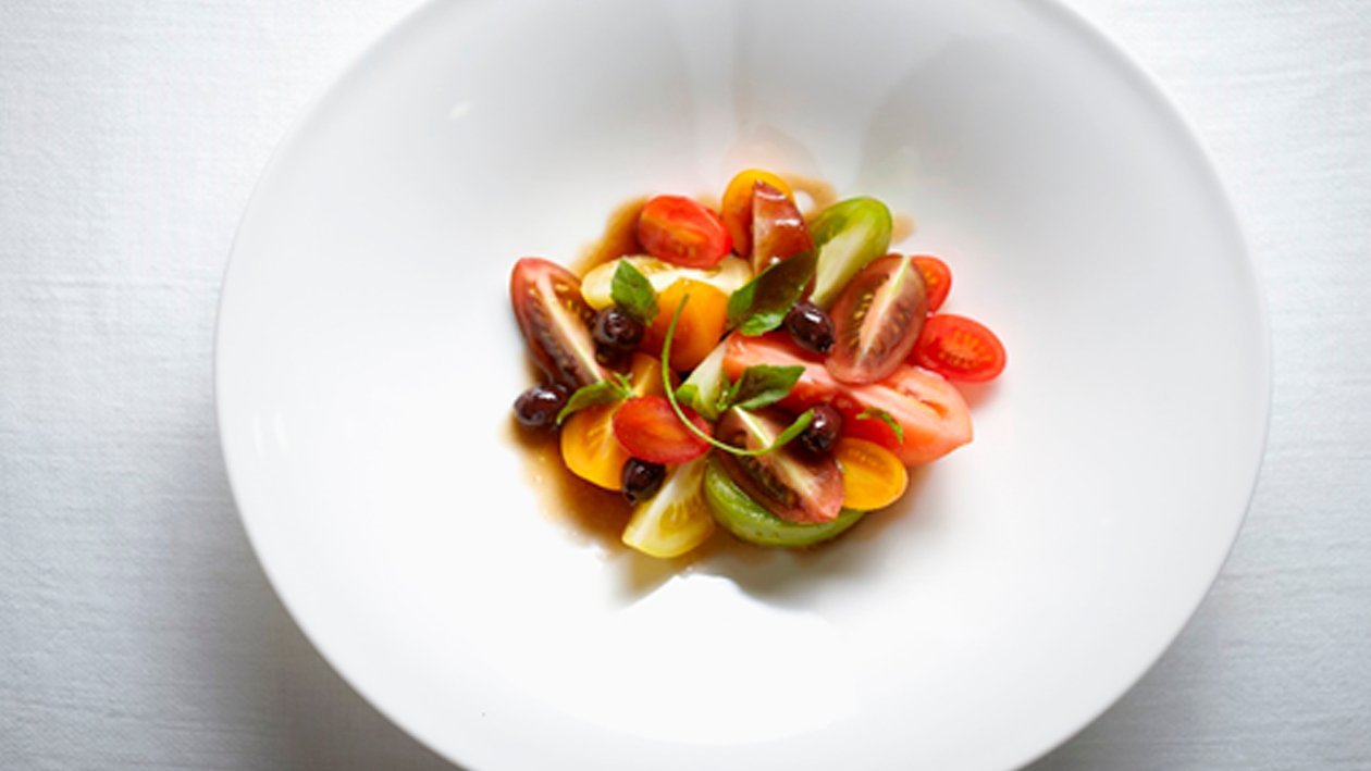 Ensalada de tomate multicolor Ensalada de tomate multicolor