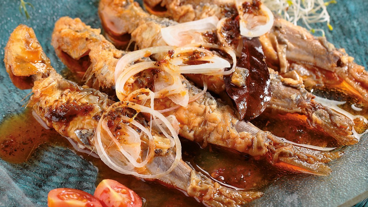 Escabeche italiano de sardinas con cebolleta Escabeche italiano de sardinas con cebolleta
