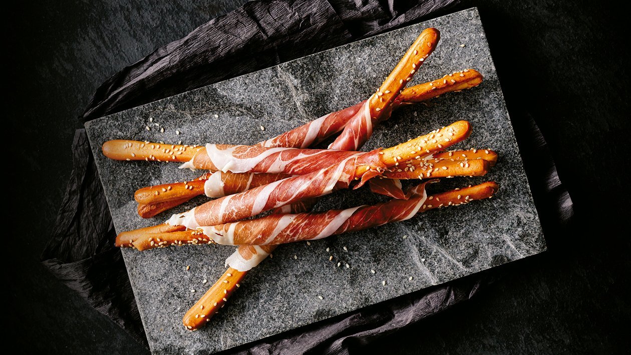 Grisines con jamón de Parma Grisines con jamón de Parma