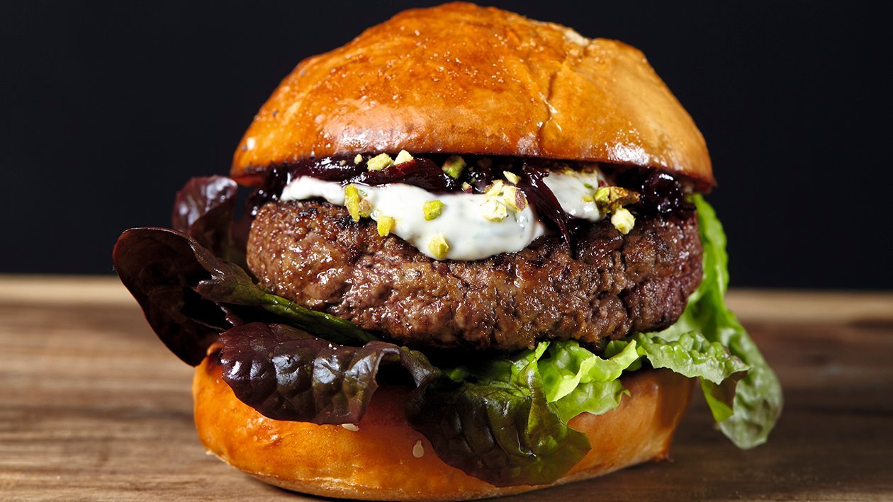 Hamburguesa de pato Hamburguesa de pato