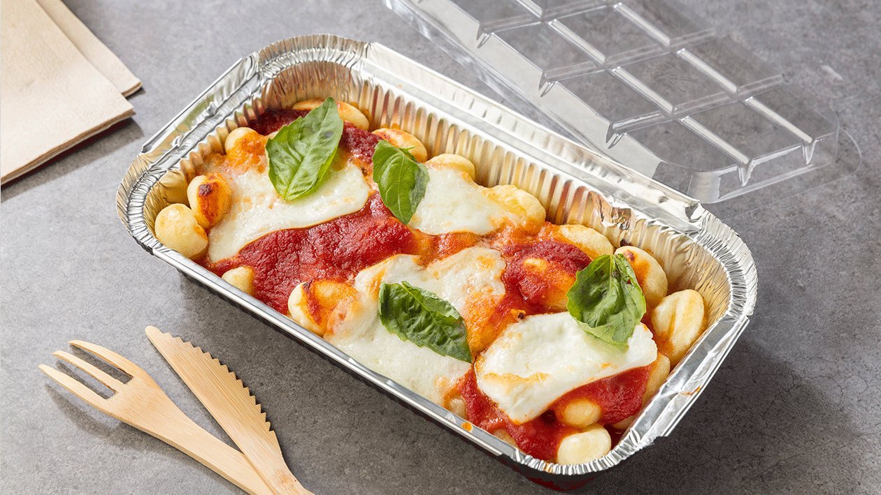 Ñoquis al horno con tomate y mozzarella Ñoquis al horno con tomate y mozzarella