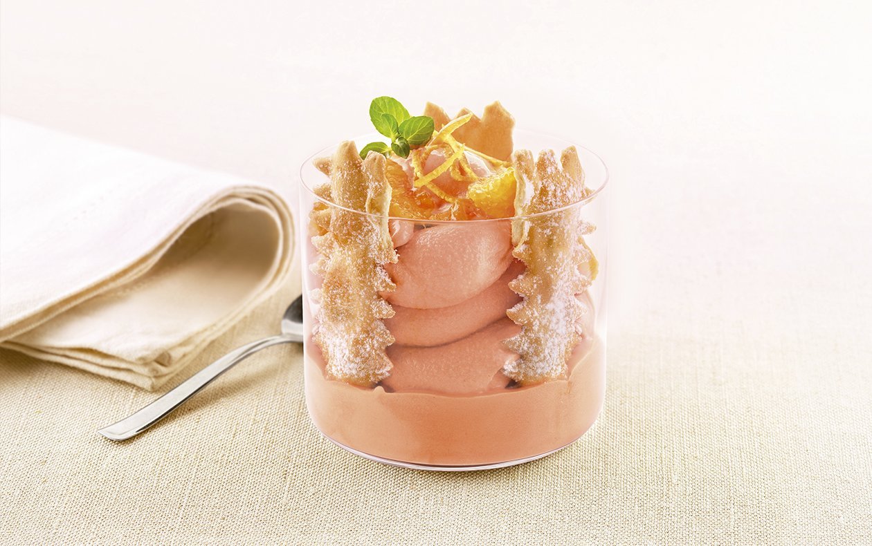 Panna cotta de cítricos Panna cotta de cítricos