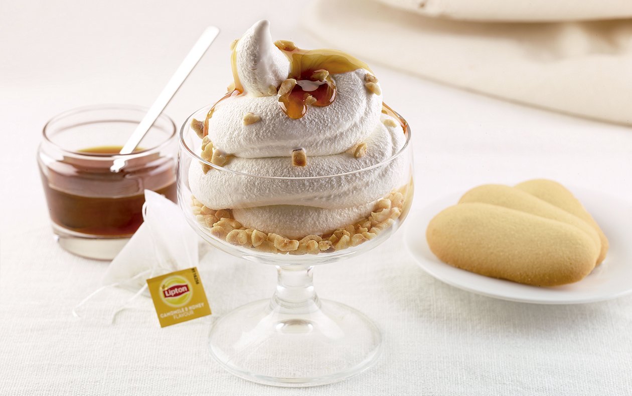 Panna Cotta de manzanilla y miel Panna Cotta de manzanilla y miel