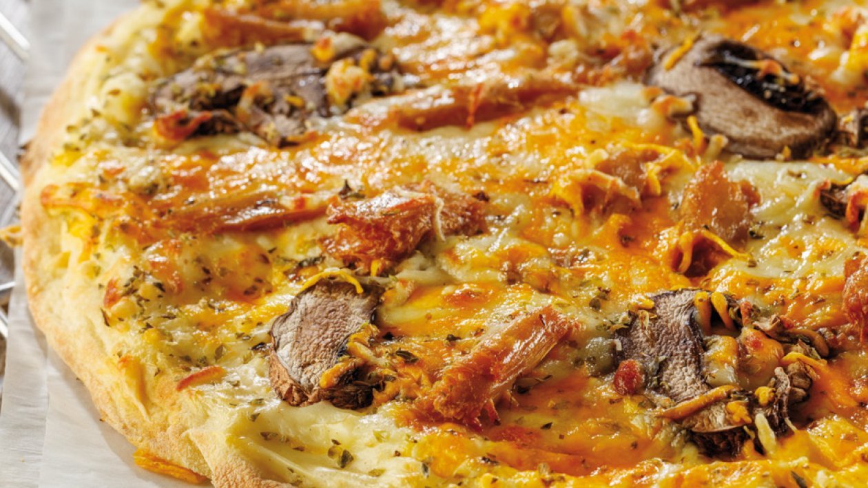 Pizza carbonara Pizza carbonara