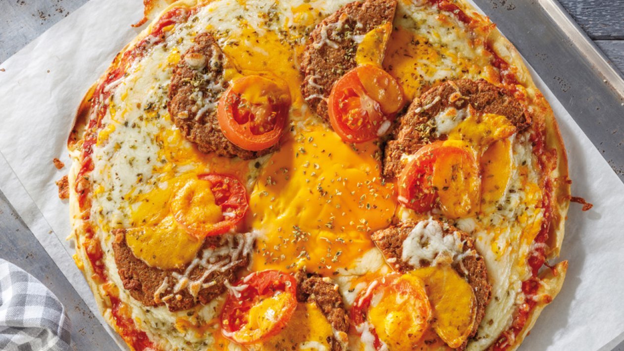 Pizza cheeseburger Pizza cheeseburger