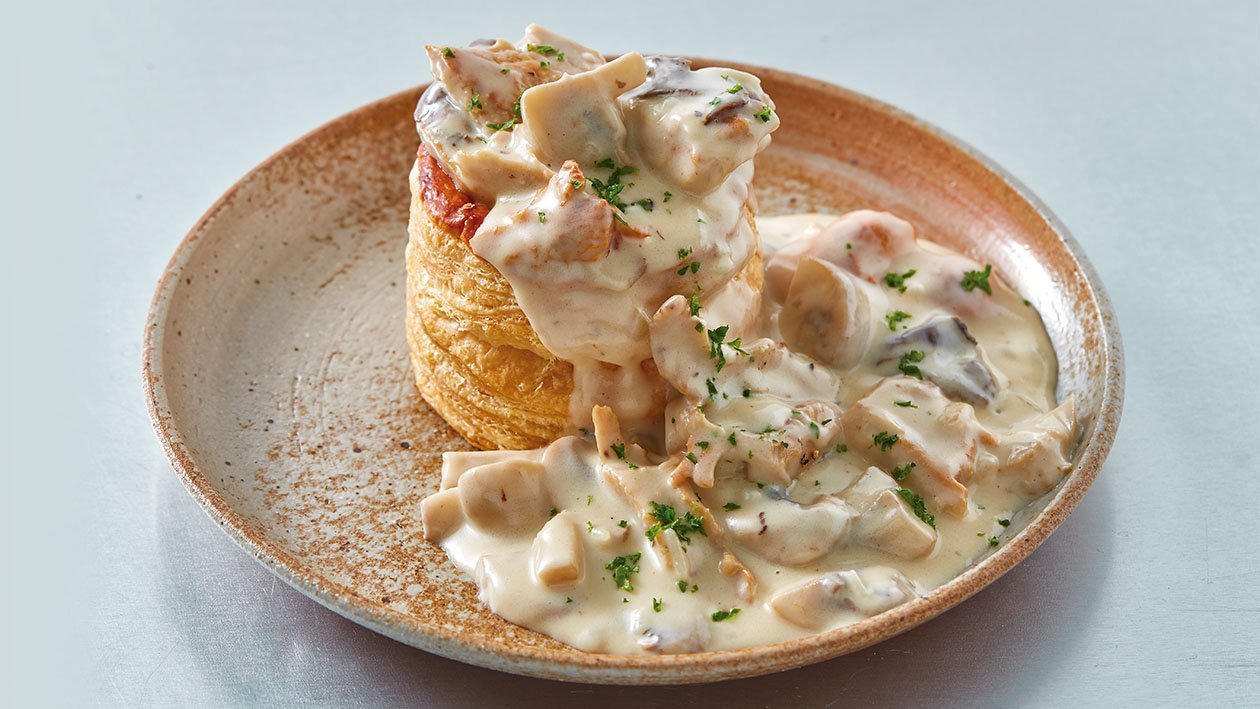 Ragú de NoPollo con hongos Ragú de NoPollo con hongos