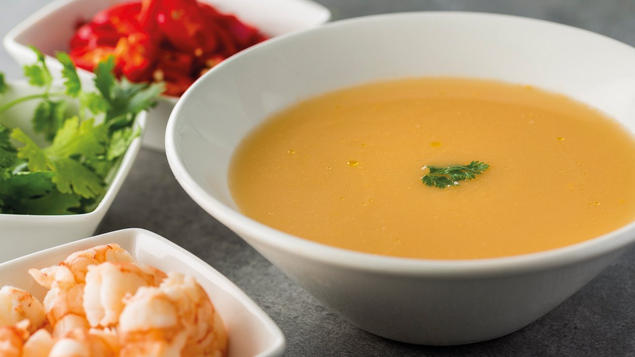 Sopa thai de marisco Sopa thai de marisco