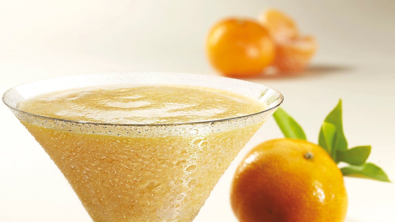 Sorbete de mandarina y mango Sorbete de mandarina y mango