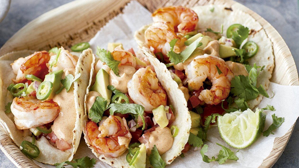 Tacos de camarón Tacos de camarón