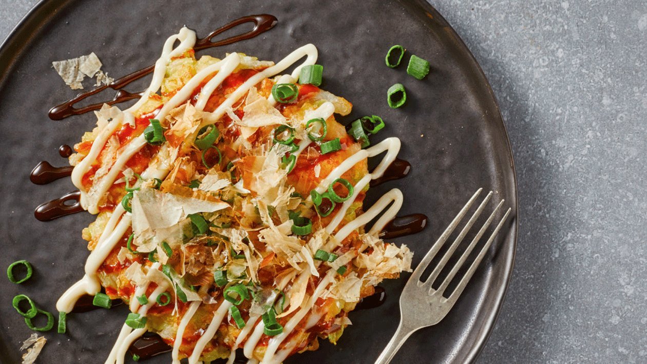 Tortitas japonesas (Okonomiyaki) Tortitas japonesas (Okonomiyaki)