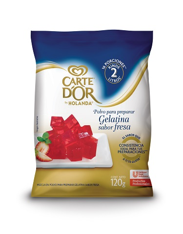 Carte D'Or® Gelatina de Fresa 120 g