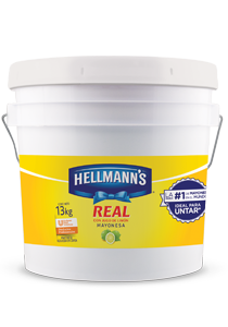 Hellmann's® Mayonesa Real 13 Kg - Hellmann's® Real te ayuda a enamorar a tus clientes al primer bocado.