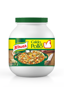Knorr® Suiza Caldo de Pollo 1.5 Kg - Knorr® Suiza lo sabe, por eso mejora su receta con hierbas y especias seleccionadas y su inigualable sabor a pollo.