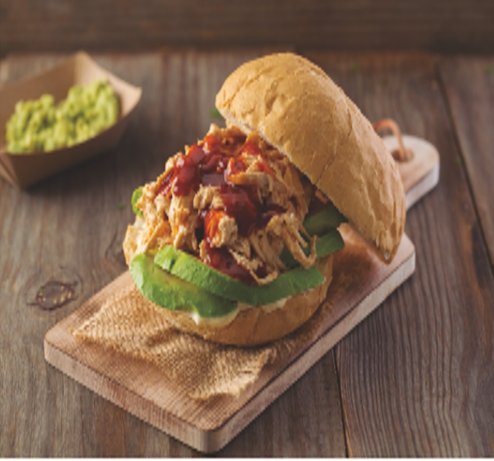 Brioche de pollo en salsa arrabiata Brioche de pollo en salsa arrabiata