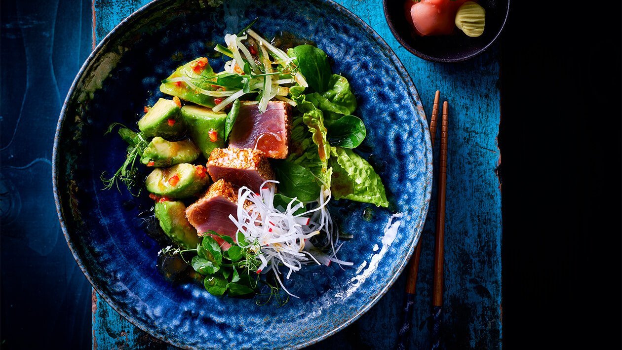 Ensalada de Atún con Ostras Ensalada de Atún con Ostras