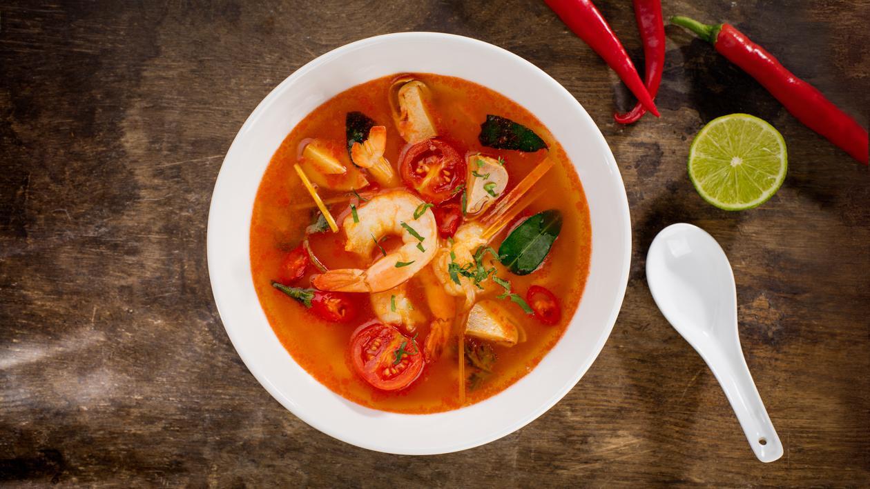 Krevetisupp tom yum Krevetisupp tom yum