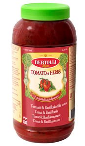 Bertolli Pastakastike Tomaatti & basilika 2 x 2,25 L - Bertolli Pastakastike Tomaatti & basilika 2 x 2,25 L -