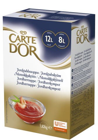Carte d'Or Mansikkakeitto/-kiisseli 1,82kg/12L/8L - Carte d'Or Mansikkakeitto/-kiisseli 1,82kg/12L/8L -