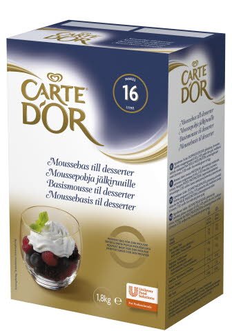 Carte d'Or Moussepohja jälkiruoille 1,8kg/16L - Carte d'Or Moussepohja jälkiruoille 1,8kg/16L -