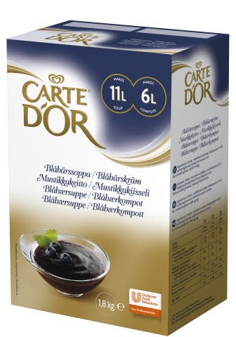 Carte d'Or Mustikkakeitto/-kiisseli 1,8kg/11L/6L - Carte d'Or Mustikkakeitto/-kiisseli 1,8kg/11L/6L -