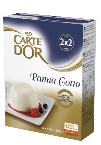 Carte d'Or Panna Cotta 0,52kg/4L - Carte d'Or Panna Cotta 0,52kg/4L -