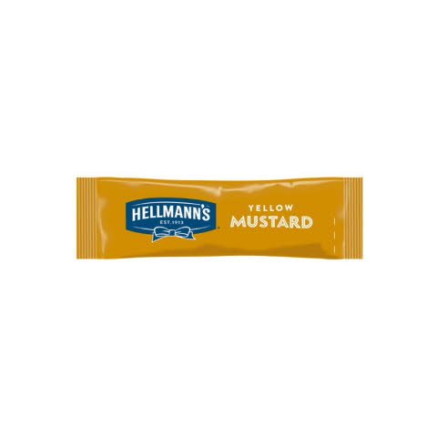Hellmann's Keltainen Sinappi 10 ml x 198 kpl annospussi -