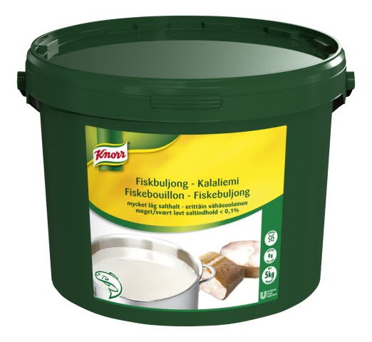 Knorr Kalaliemi, erittäin vähäsuolainen 5kg/625L - Knorr Kalaliemi, erittäin vähäsuolainen 5kg/625L -