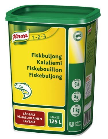 KNORR Kalaliemi, vähäsuolainen 1kg/125L - KNORR Kalaliemi, vähäsuolainen 1kg/125L -