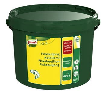 KNORR Kalaliemi, vähäsuolainen 5kg/625L - KNORR Kalaliemi, vähäsuolainen 5kg/625L -