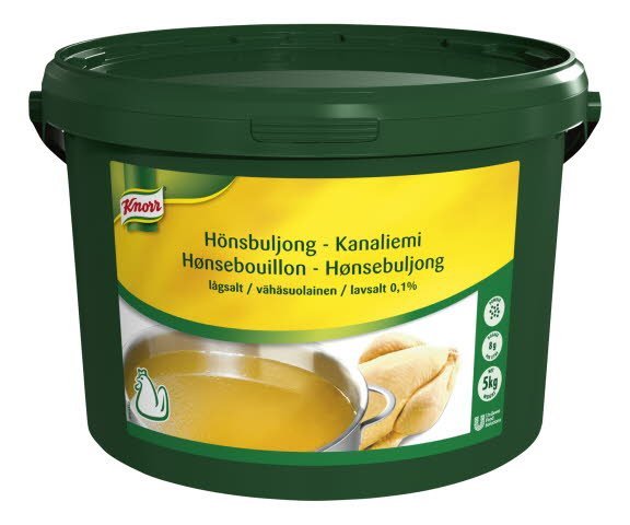 Knorr Kanaliemi, erittäin vähäsuolainen 5kg/625L - Knorr Kanaliemi, erittäin vähäsuolainen 5kg/625L -