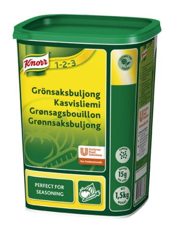 KNORR Kasvisliemi 1,5kg/100L - KNORR Kasvisliemi 1,5kg/100L -